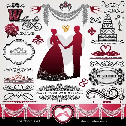 Wedding Day calligraphic elements 02.jpg
